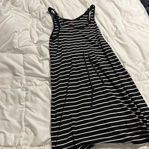 Tie waist tank dress